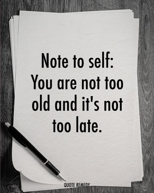 Thoughts &amp; Insights — David G. Smith - You're Not Too Old For This