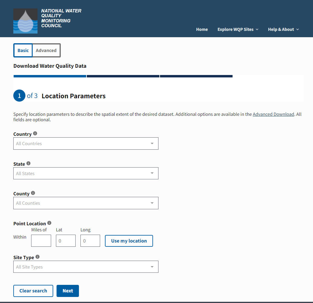 WQP UI